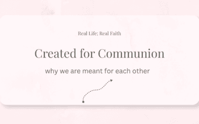 Created for Communion: God’s Design for Faith-based Relationships